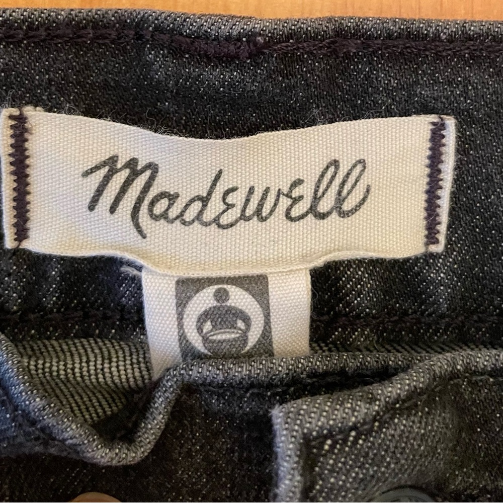 Madewell Women's The Perfect Vintage Crop Jeans, Size 26 Charcoal - Picture 3 of 7